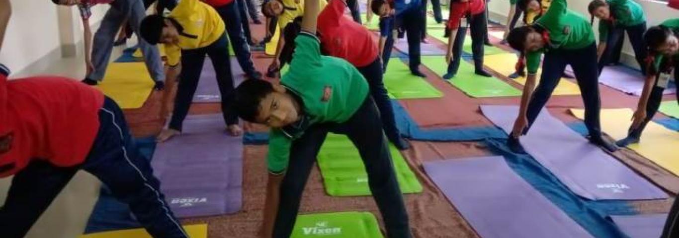 Yoga at Vidyalaya